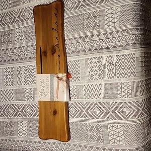 Hobby Lobby bath caddy 32" x 8.75" wood